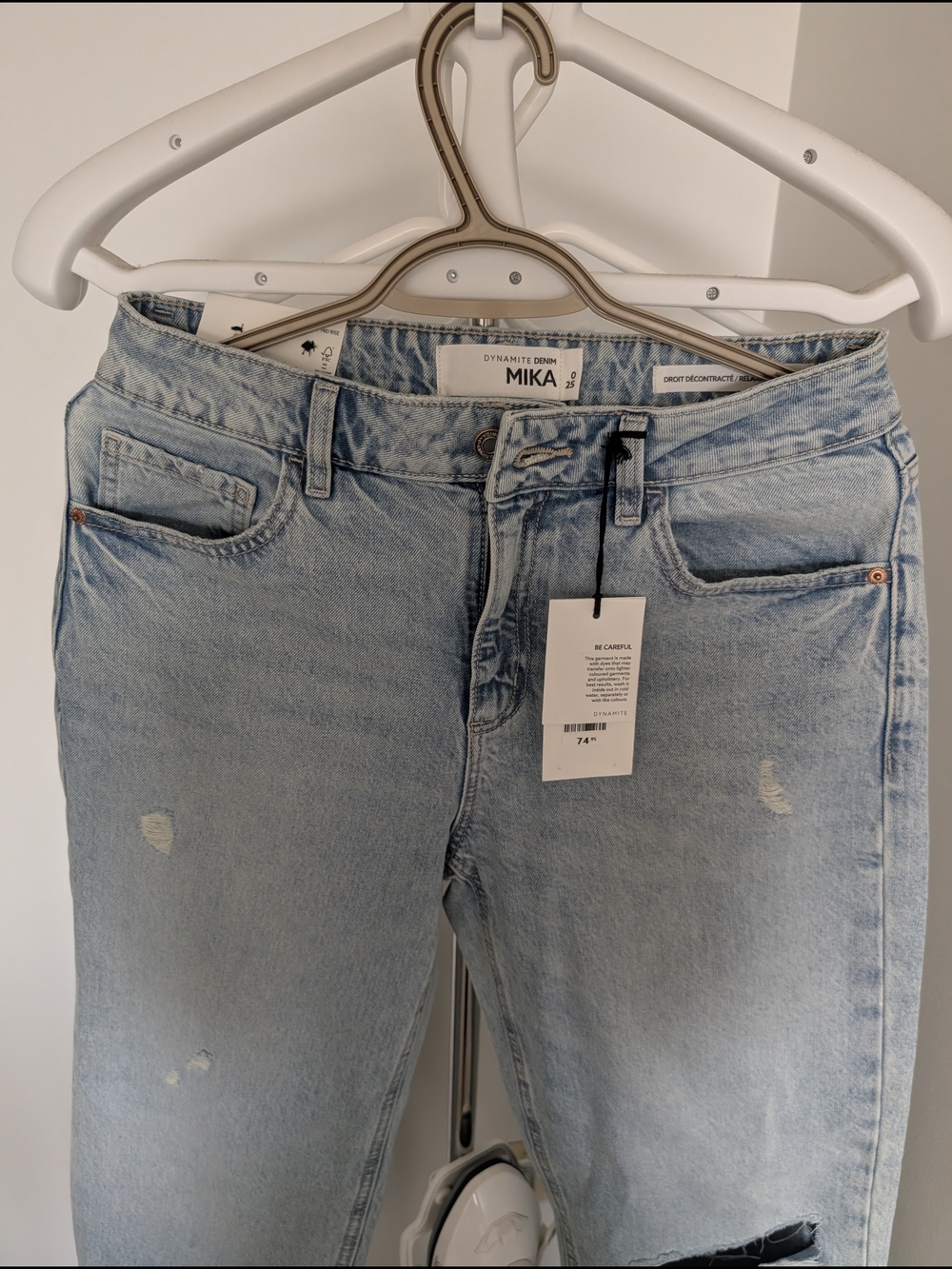 Mika Yoga Wear Women’s Light Blue Denim Jeans - Casual Straight Fit